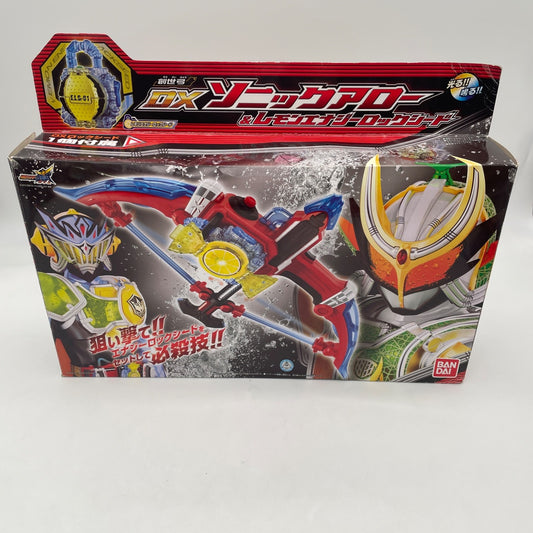 Kamen Rider Gaim DX Sonic Arrow & Lemon Energy Lock Seed Japan Bandai Toy