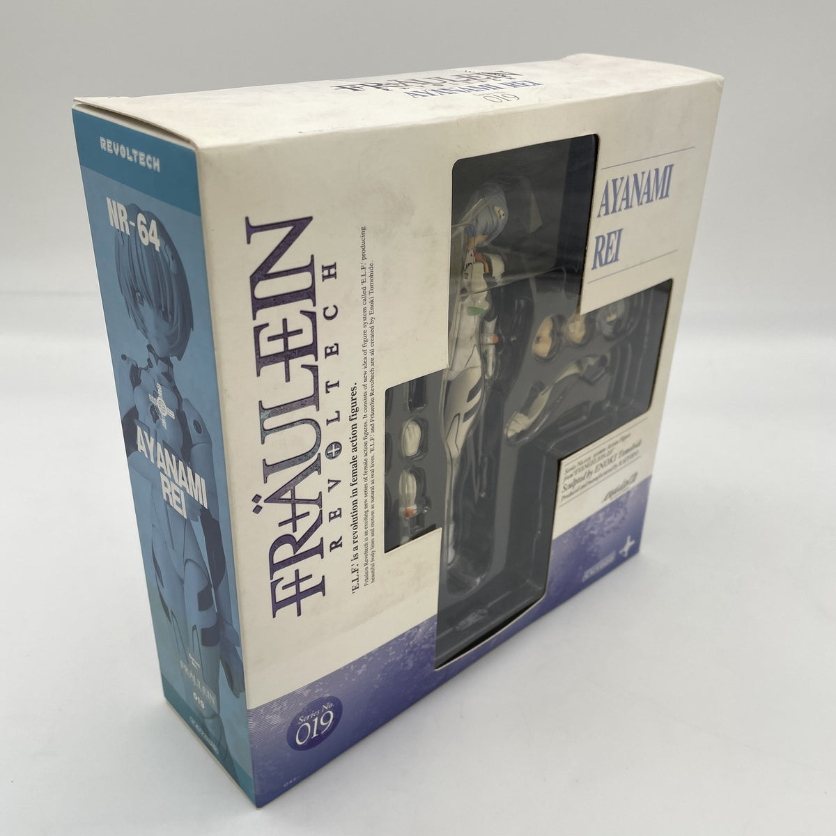 Fraulein Revoltech No.019 Rei Ayanami Ver.2.0 Figure Neon Genesis Evangelion