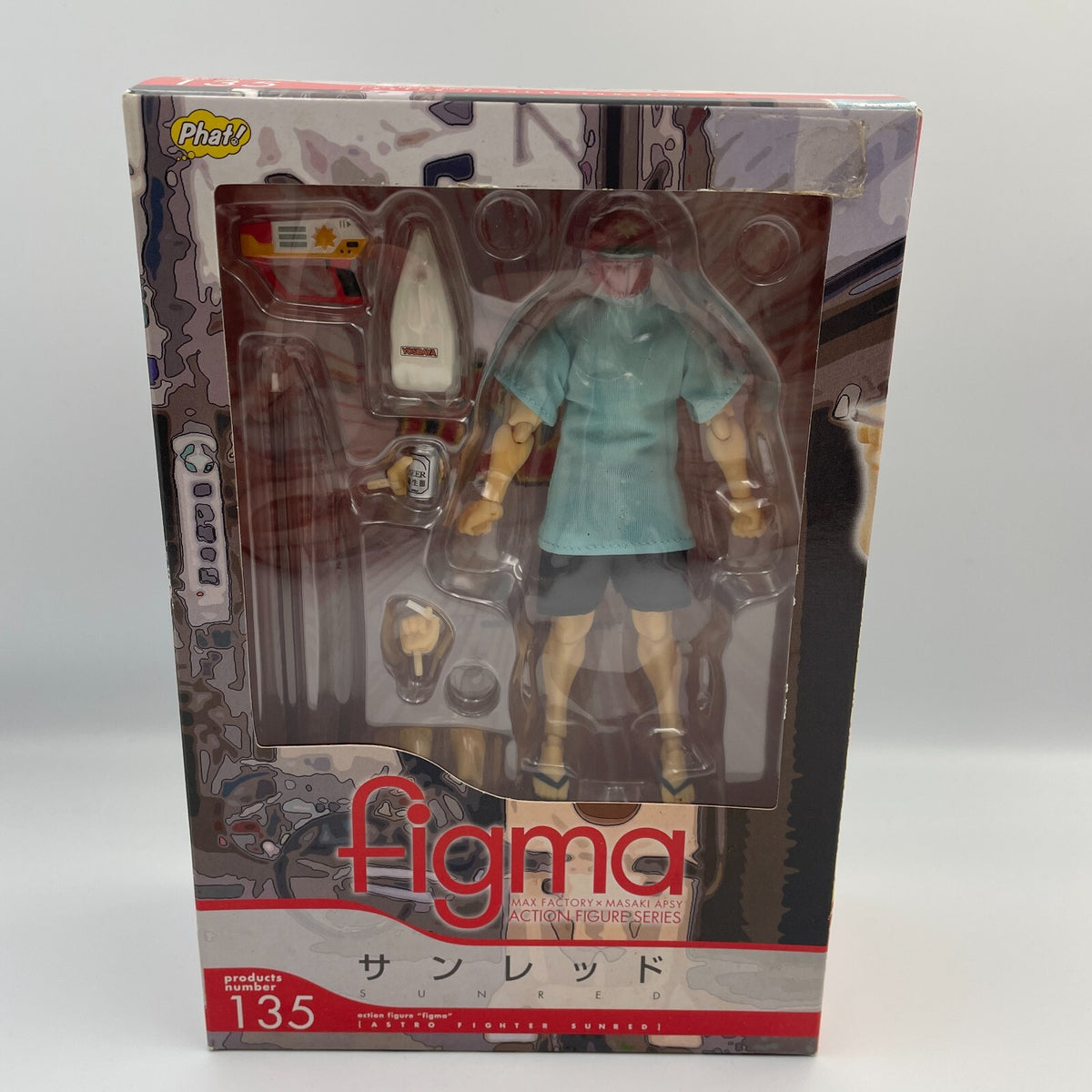 Figma Astro Fighter Sunred Sunred Figure 135 PHAT COMPANY From Japan
