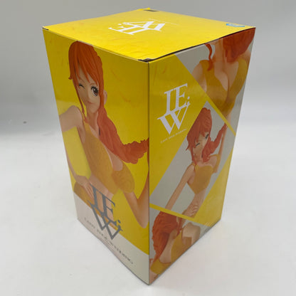 One Piece NAMI YELLOW WEDDING VERSION LADY EDGE STATUE Banpresto JAPAN