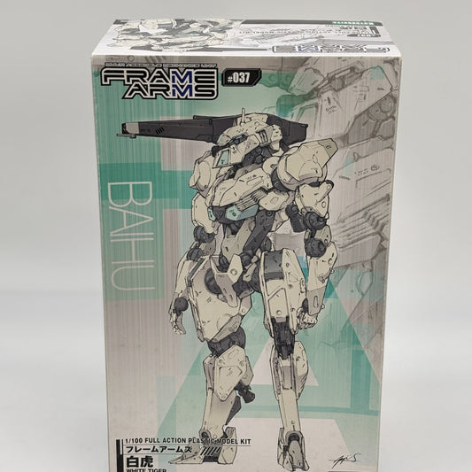 Frame Arms White Tiger 1/100 Scale Plastic Model Kit Figure Kotobukiya