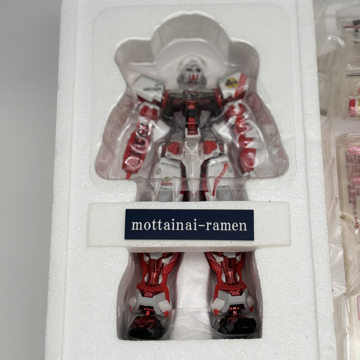 BANDAI METAL BUILD Mobile Suit Gundam SEED ASTRAY Red Frame 180mm Action Figure