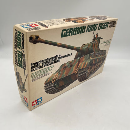 TAMIYA Military Model 1/35 German King Tiger Porsche Turret Scale Hobby 35169 JP