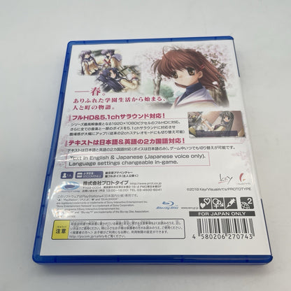 PS4 CLANNAD Japanese English Sony Playstation 4 Japan Import Game