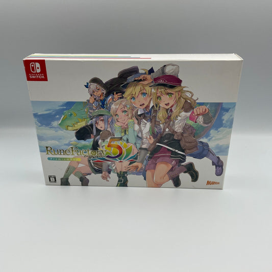 Nintendo Switch Rune Factory 5 Premium Box w/Art Book, Soundtrack CD