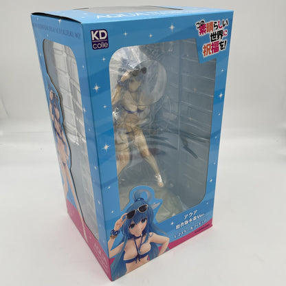 Aqua light novel Swimsuit Ver. 1/7 Figure KDcolle PVC painted KonoSuba Japan