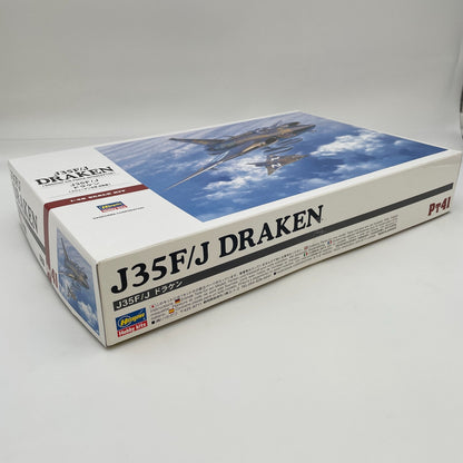 Plastic model 1/48 J35F/J Draken Swedish Air Force interceptor "PT series No.41"
