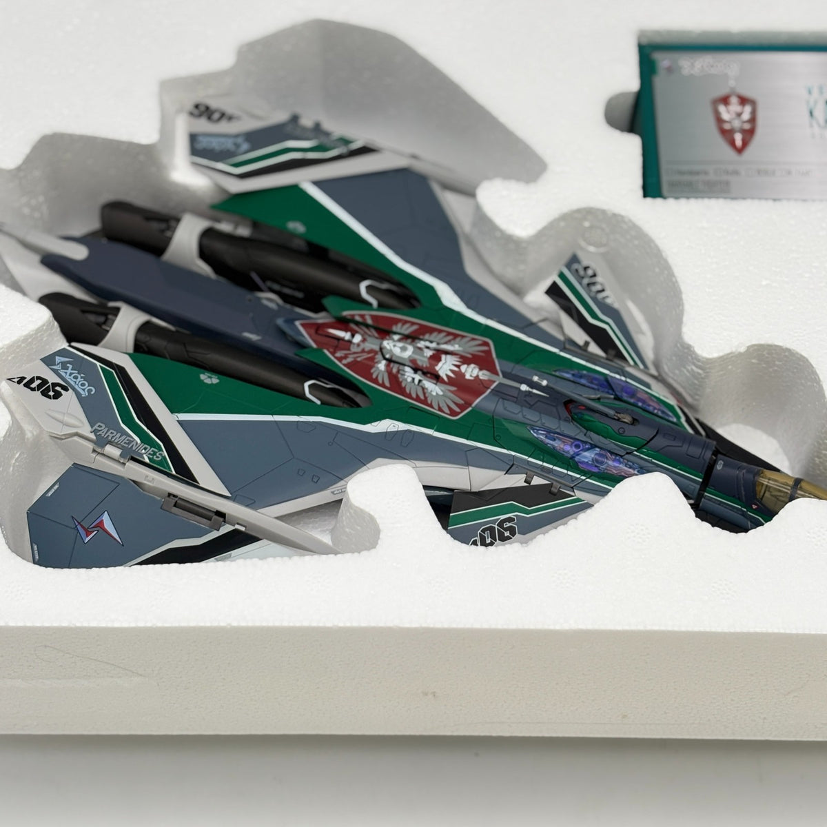DX Chogokin VF-31AX Kairos Plus Bogue Con-Vaart Figure Plastic Model Japan