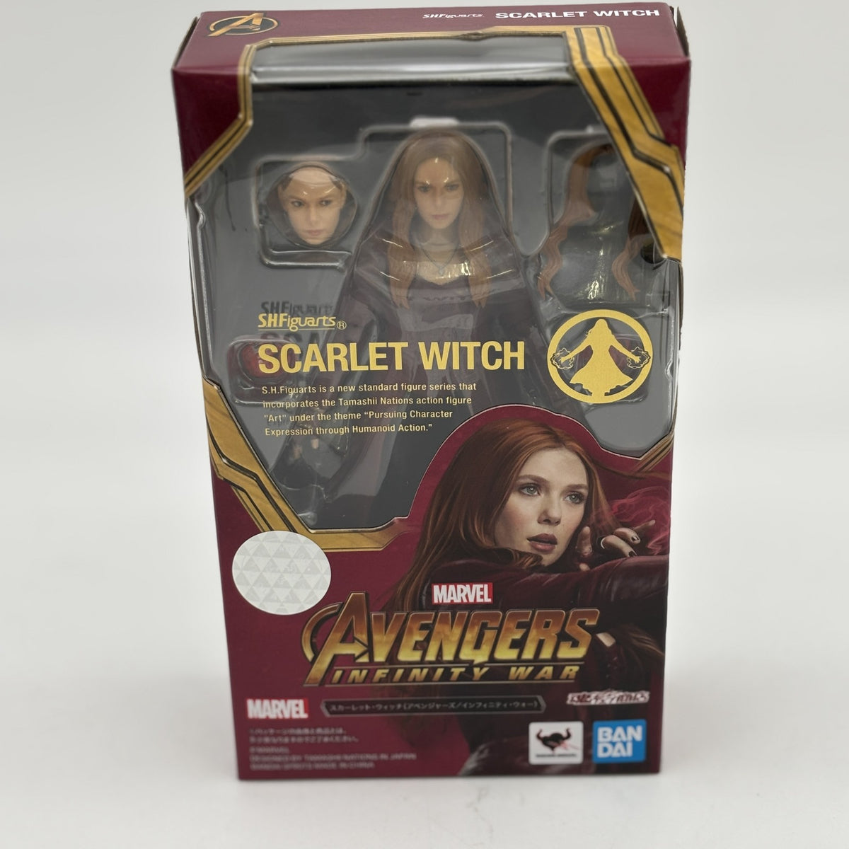 S.H.Figuarts Scarlet Witch Action Figure Avengers Infinity War BANDAI