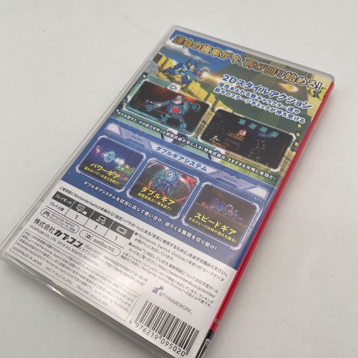 Rockman 11 fate of gear Nintendo Switch 2D Action game Capcom Japan Import