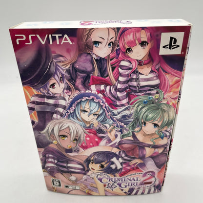 PS Vita Criminal Girls 2 Limited Edition w/SoundTrack Artbook Eyemask