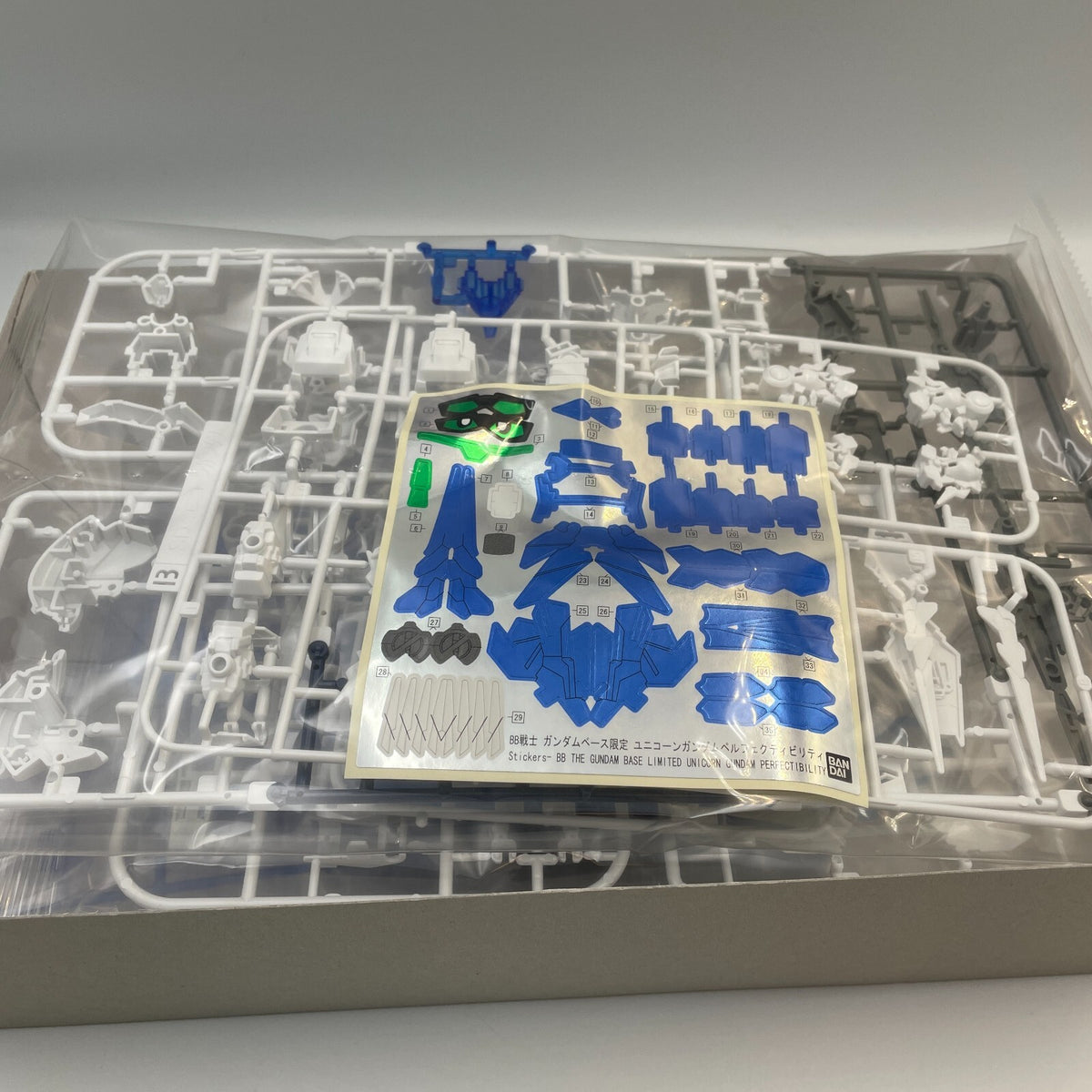 Gundam Base Limited Unicorn Gundam Perfectibiity Mobile Suit BB Senshi