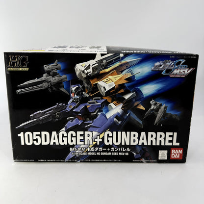 105Dagger + GunBarrel Bandai 1/144 Scale Model HG Gundam Seed MSV-06