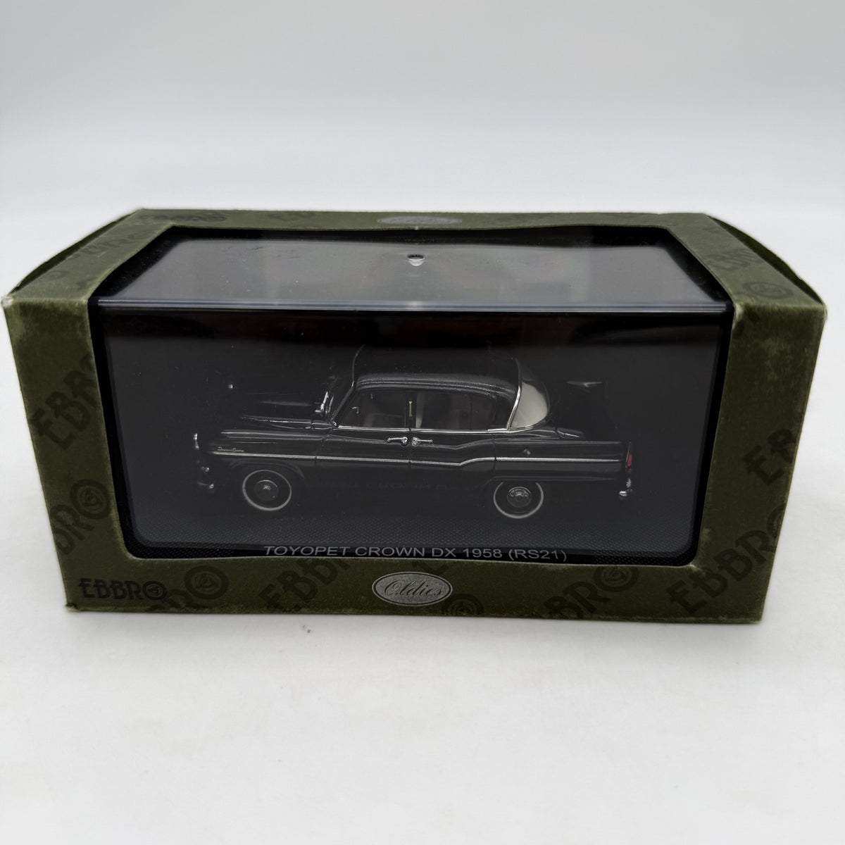 1/43 Scale TOYOPET CROWN DX 1958 RS21 Black Diecast Oldies Classic Car JP