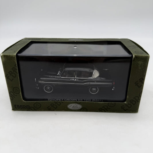 1/43 Scale TOYOPET CROWN DX 1958 RS21 Black Diecast Oldies Classic Car JP