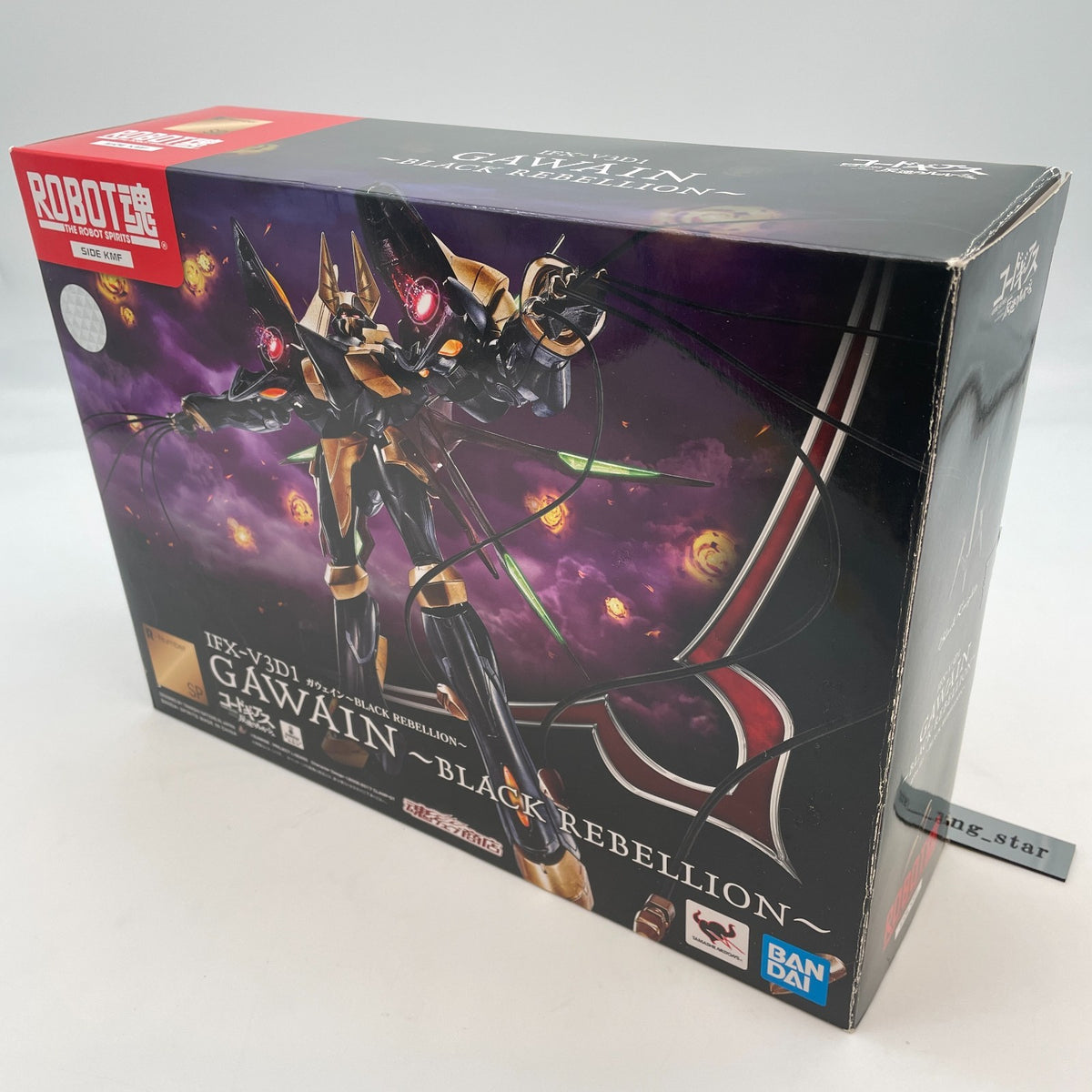 ROBOT SPIRITS SIDE KMF Code Geass Gawain BLACK REBELLION Figure IFX-V3D1 BANDAI