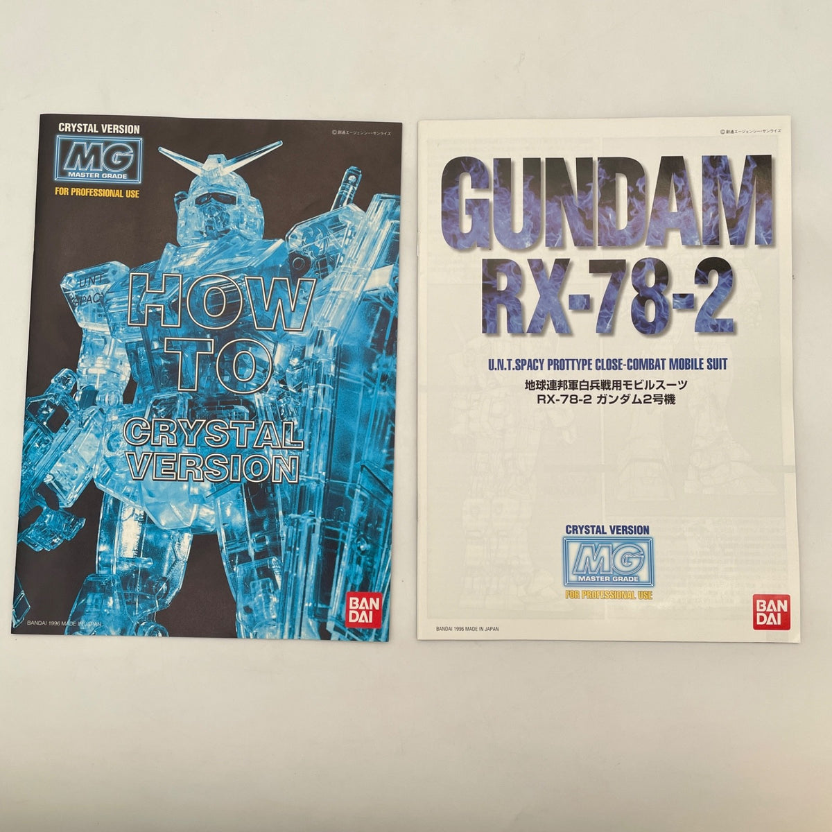 MG 1/100 RX-78-2 Gundam Crystal Version Mobile Suit Gundam plastic model Bandai