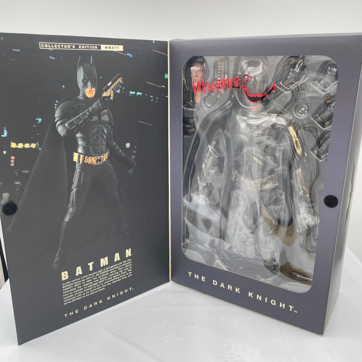 Movie Masterpiece Dark Knight Batman Original Costume Ver 2008 Hot toys Japan