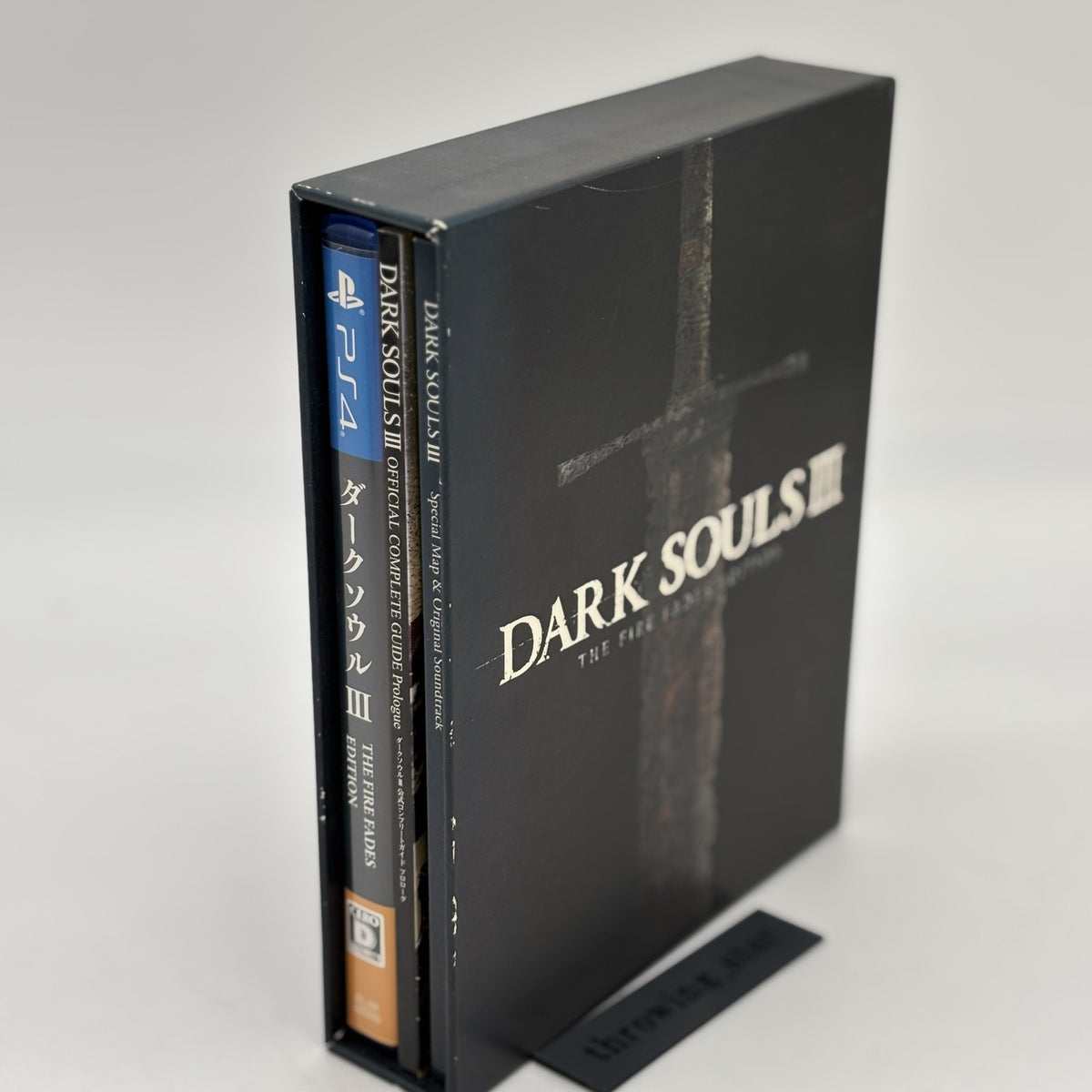 PS4 DARK SOULS III THE FIRE FADES EDITION Map Guide Book Soundtrack CD