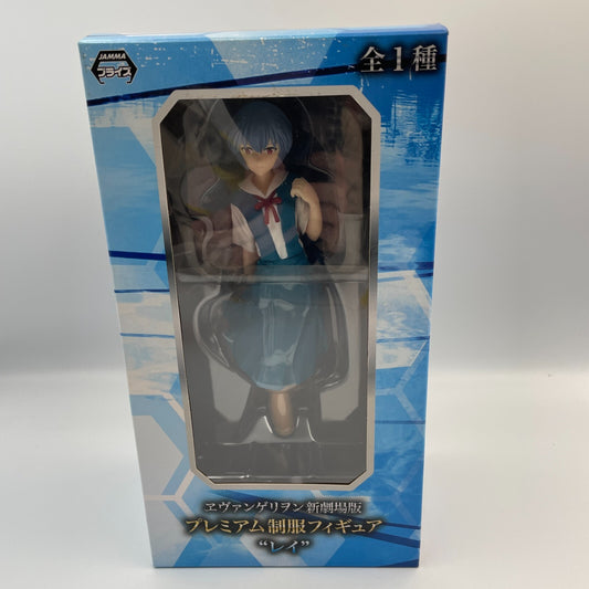 Rebuild of Evangelion Rei Ayanami Premium Uniform Figure SEGA