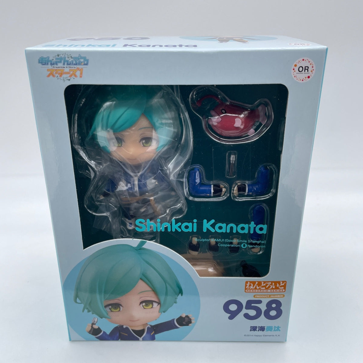 Nendoroid Ensemble Stars! kanata shinkai Figure #958 Orange Rouge Japan Import