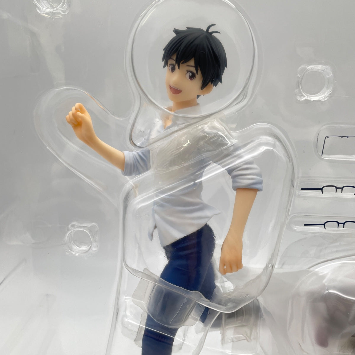 Yuri on ICE Katsuki & Victor Nikiforov Makkachin Premium Box Figure Orange Rouge