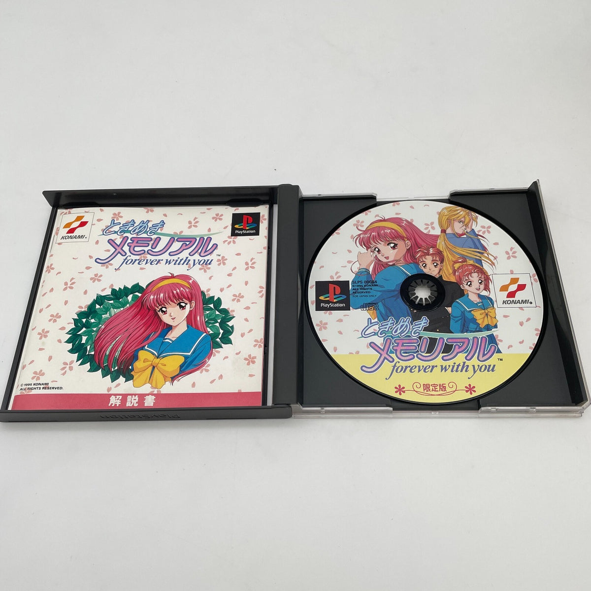 Tokimeki Memorial 1 With original Mouse pad KONAMI Limited Box PlayStation PS
