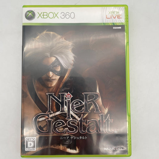 Xbox 360 NieR Gestalt SQUARE ENIX Japan Import Used
