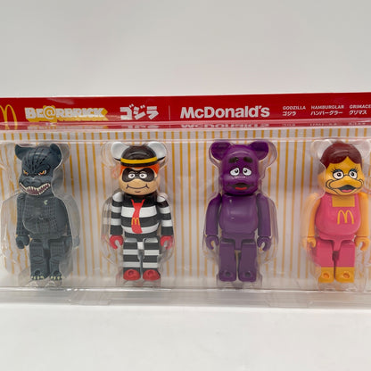 Godzilla VS McDonalds BE@RBRICK 150% Set of 4 Japan seller