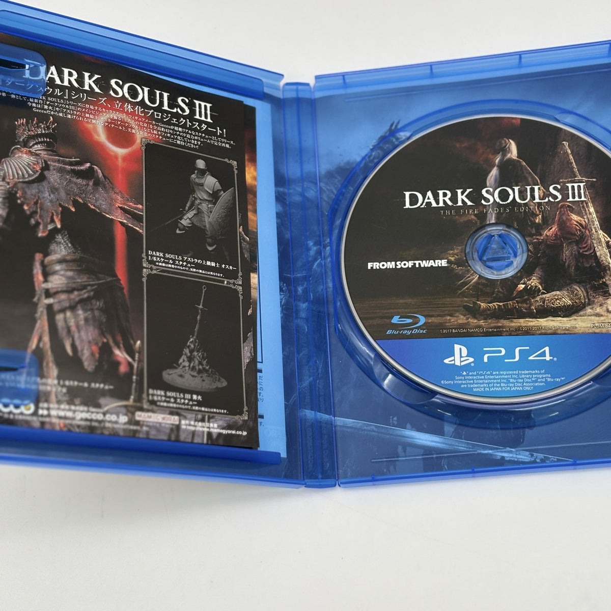 PS4 DARK SOULS III THE FIRE FADES EDITION Map Guide Book Soundtrack CD