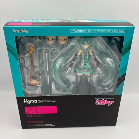 Character Vocal Series 01 Hatsune Miku 2.0 Figma 200 Figure Max Factory Japan
