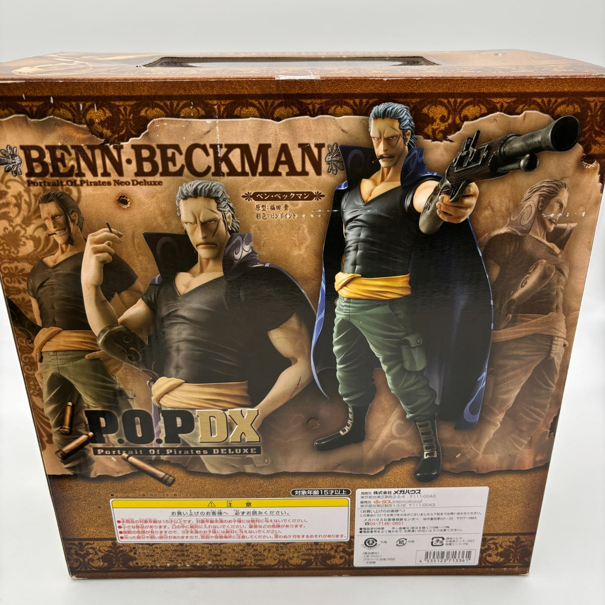 Ben Beckman Figure Portrait.Of.Pirates NEO-DX One Piece Series From Japan