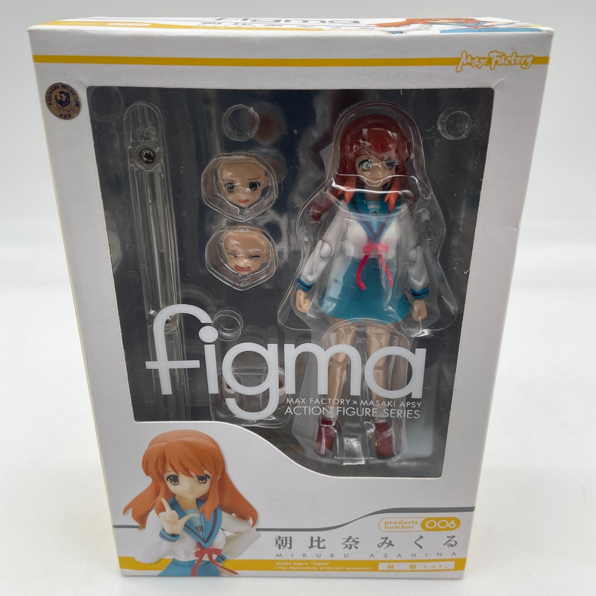 Figma Figure Mikuru Asahina School Uniform The Melancholy of Haruhi Suzumiya