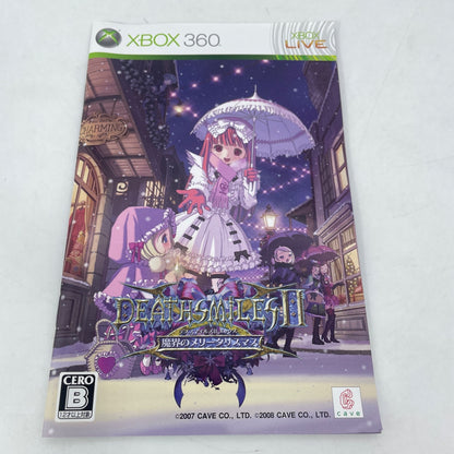 XBOX 360 Death Smiles 2 II X Makai Merry Christmas Japan Import
