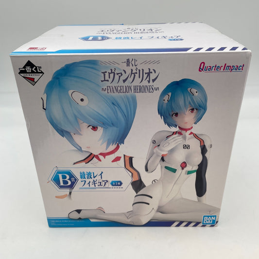Evangelion Heroines Rei Ayanami Figure Ichiban Kuji Plize B BANDAI From Japan