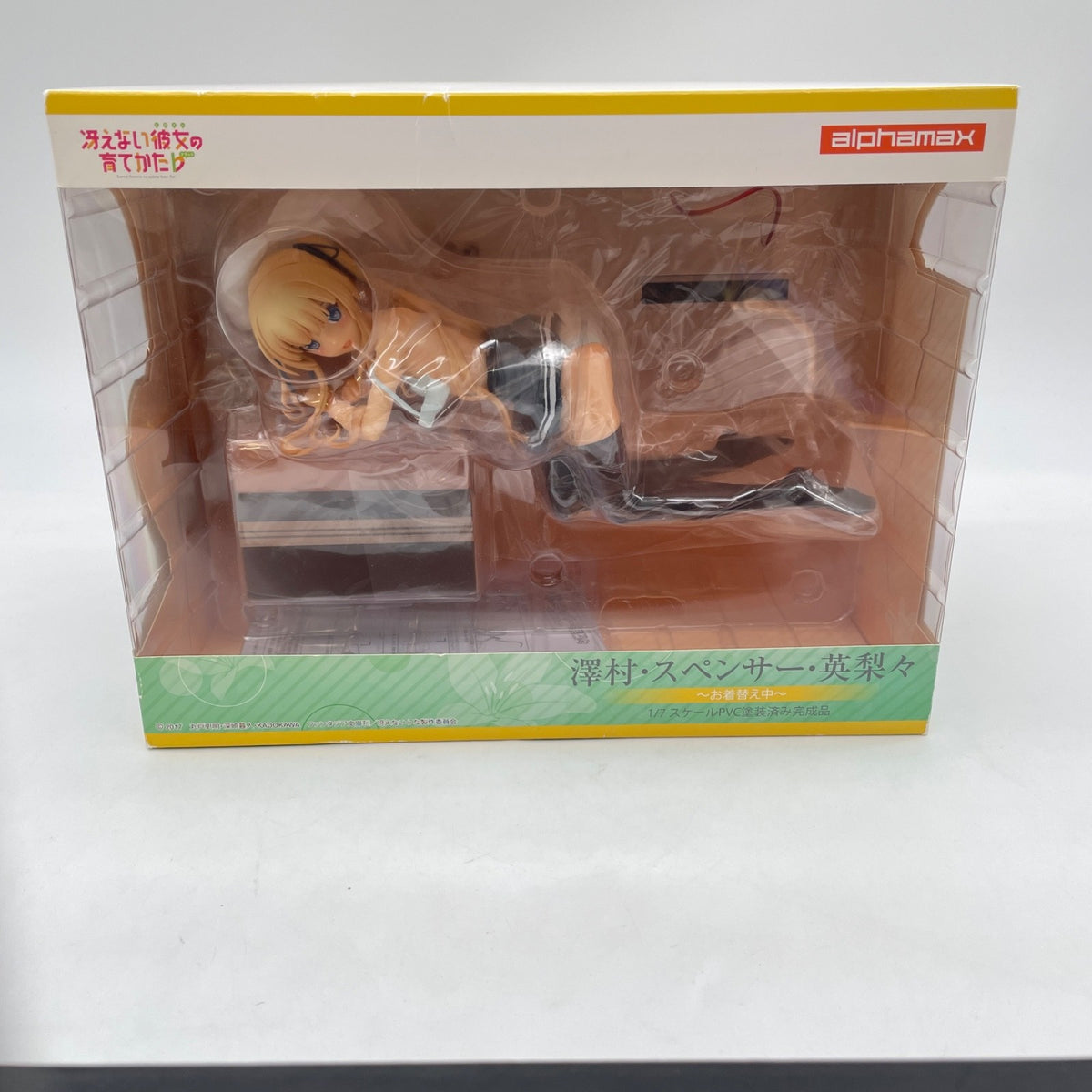 Eriri Spencer Sawamura Changing Clothes 1/7 PVC Figure Alphamax Japan Import