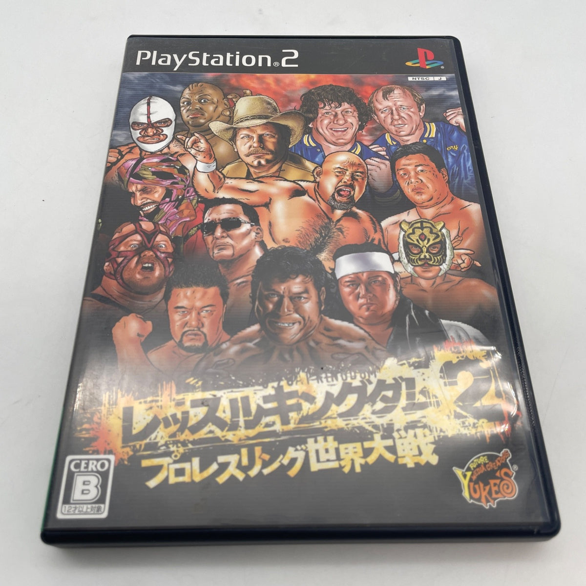 PS2 Wrestle Kingdom 2 Pro Wrestling Sekai Taisen PlayStation 2 Japan Import