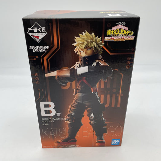 My Hero Academia Katsuki Bakugo Figure WORLD HEROES MISSION Ichiban kuji B