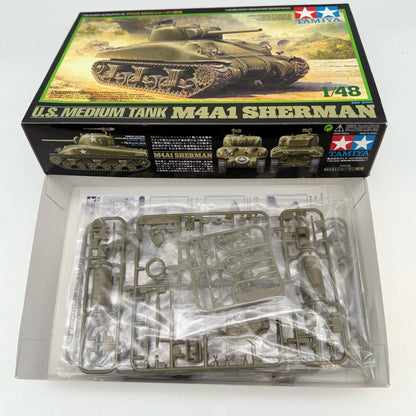 Tamiya 1/48 Military No.23 U.S. Army M4A1 Sherman Tank Plastic Model kit japan