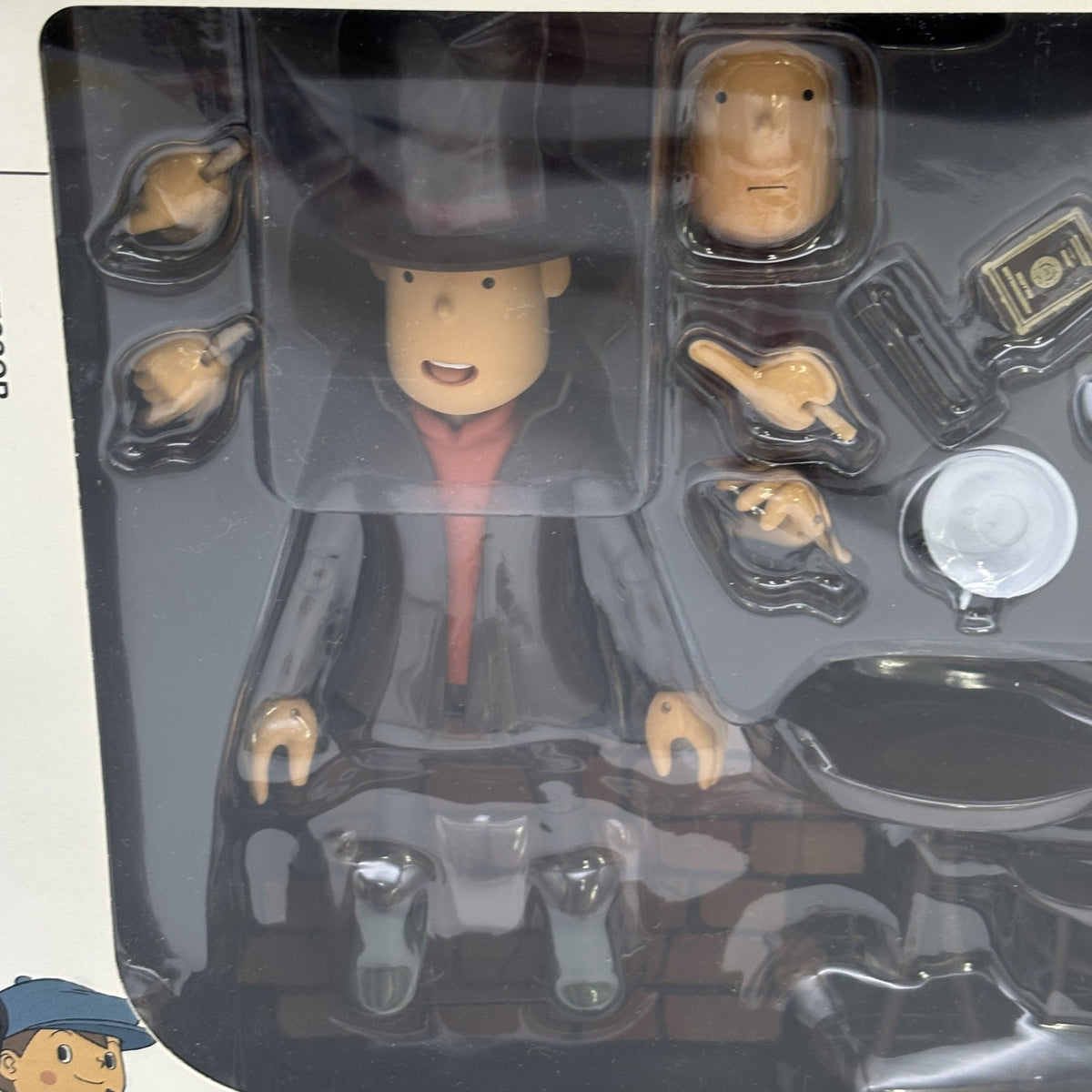 Revoltech Yamaguchi Professor Layton Action Figure No.086 KAIYODO