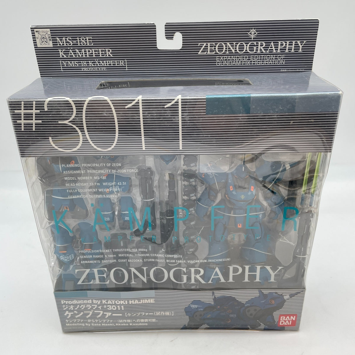 ZEONOGRAPHY # 3011 Kampfer Figure Mobile Suit Gundam Bandai Spirits Japan