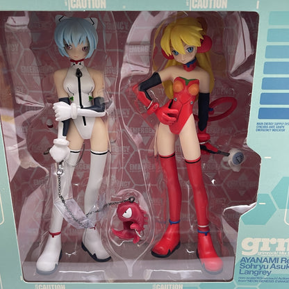Evangelion Cat girl Rei Ayanami Monkey Asuka Figure Langley Grimlock Mix Edition