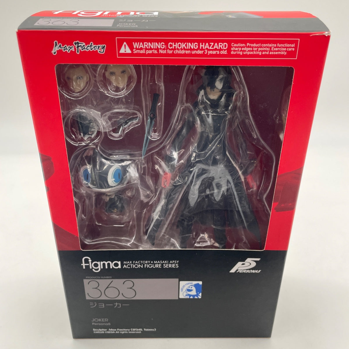 Max Factory figma Persona 5 Joker and morgana Action Figure Japan Import