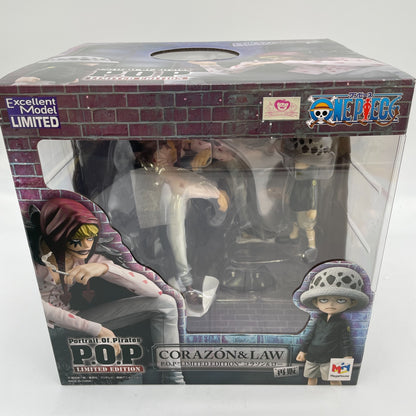 Portrait Of Pirates Corazon & Law Figure LIMITED One Piece POP Megahouse