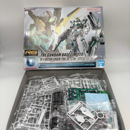 RG 1/144 RX-0 Unicorn Gundam Final Battle Ver. Special Coating Model Kit BANDAI