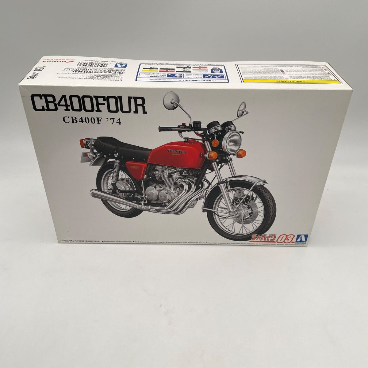 AOSHIMA 1/12 The Bike No.3 HONDA CB400F CB400FOUR 1974 Model kit Japan seller