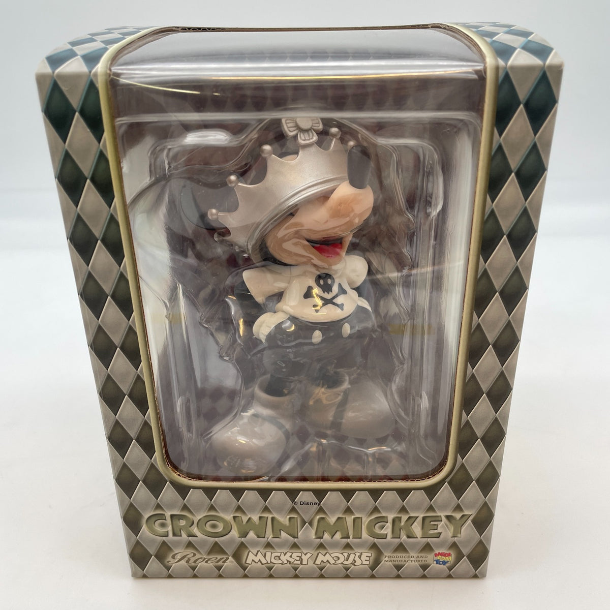 Medicom Toy VCD Disney Crown Mickey Mouse PVC Painted Figure Japan Import