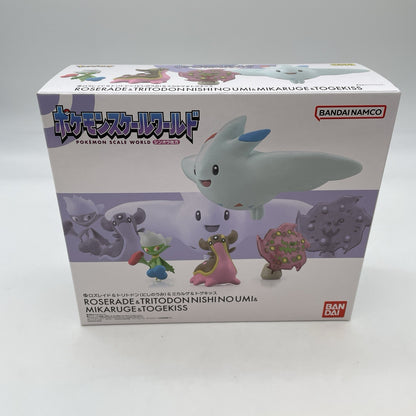 Pokemon Scale World Sinnoh Roserade Gastrodon Spiritomb Togekiss Figure Bandai