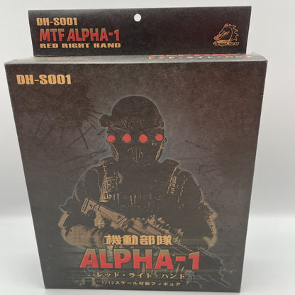 DH-S001 MTF Alpha-1 Figure Red Light Hand 1/12 Action Figure SCP Foundation