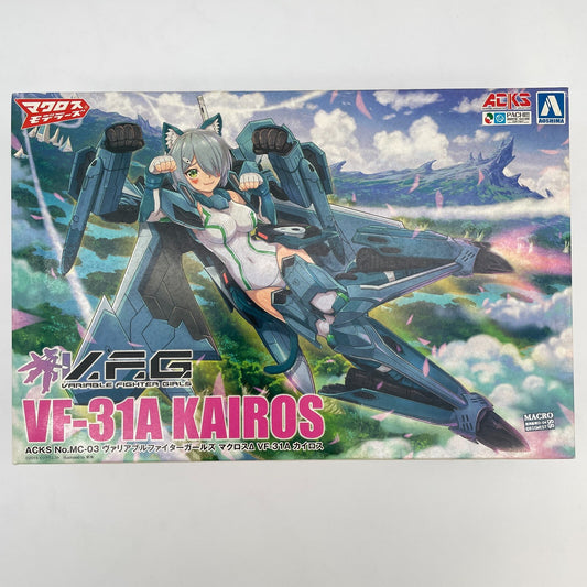 V.F.G. VF-31A Kairos Plastic model 155mm Macross Delta ACKS MC-03 Figure Toy